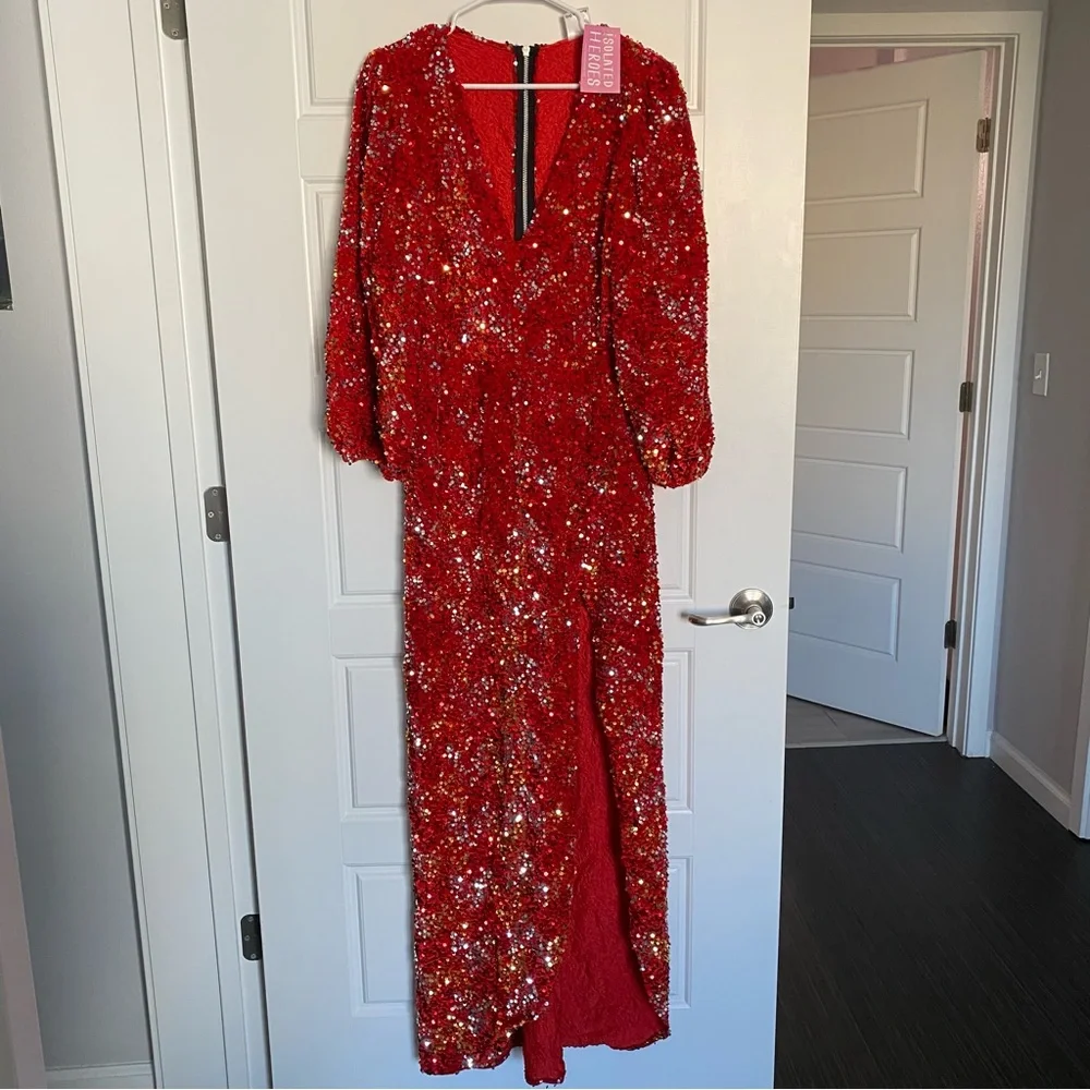 Custom Made Sequin Dress - Picture 3 of 7